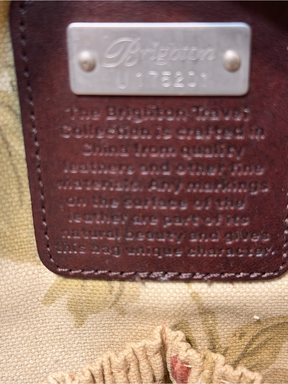 Brighton Vintage Discontinued Lansky Travel Cosmetic Heart Accent Bag - Picture 11 of 14